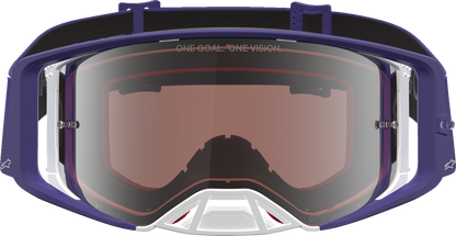 ALPINESTARS GOGGLES Supertech Goggle - Atrox - Silver Mirror Lens 5100327-7354