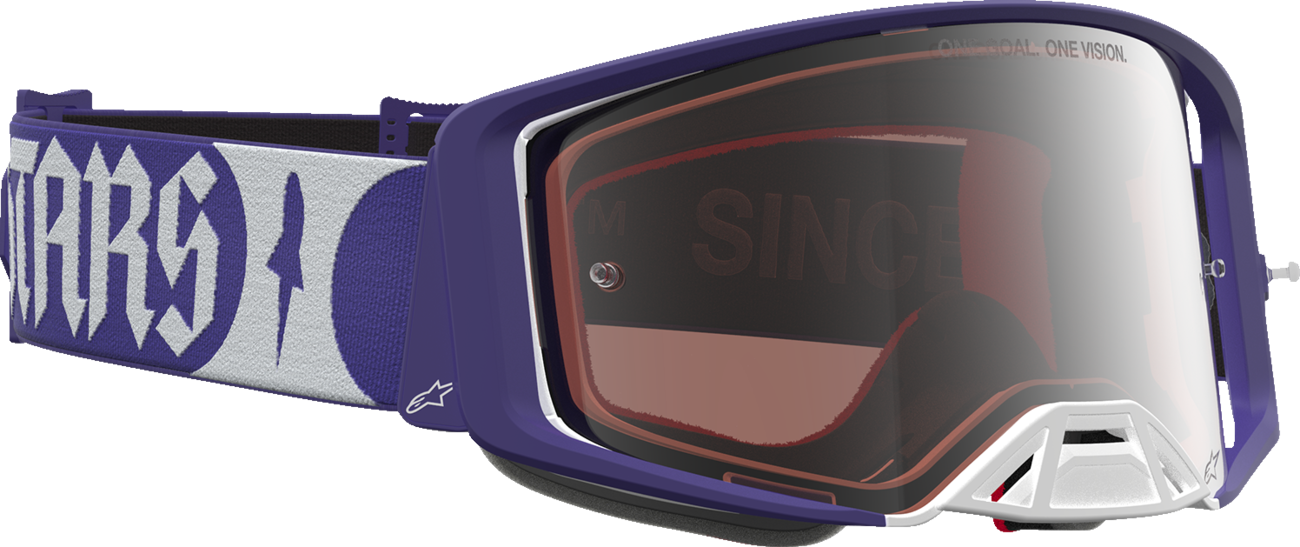 ALPINESTARS GOGGLES Supertech Goggle - Atrox - Silver Mirror Lens 5100327-7354