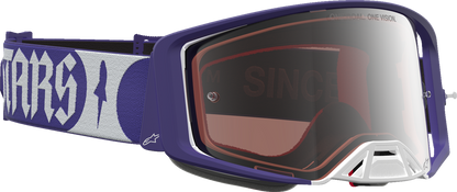 ALPINESTARS GOGGLES Supertech Goggle - Atrox - Silver Mirror Lens 5100327-7354