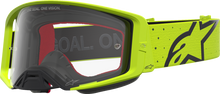 ALPINESTARS GOGGLES Supertech Goggle - Vesta - Fluo Yellow/Black - Clear Lens 5100827-5012