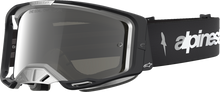 ALPINESTARS GOGGLES Vision 8 Goggle - Amber - Black/Silver - Silver Mirror Lens 5101427-1728