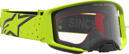 ALPINESTARS GOGGLES Supertech Goggle - Vesta - Fluo Yellow/Black - Clear Lens 5100827-5012