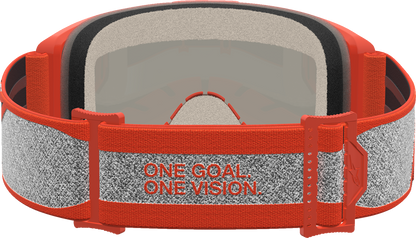 ALPINESTARS GOGGLES Vision 5 Goggle - Rora - Silver/Orange - Red Mirror Lens 5101927-1741