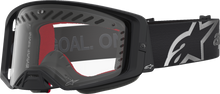 ALPINESTARS GOGGLES Supertech Goggle - Dura Air Fluid - Black/Silver - Clear Lens 5100127-1742