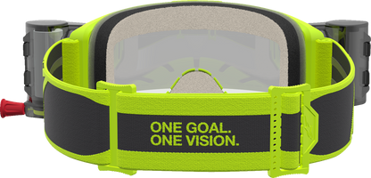 ALPINESTARS GOGGLES Vision 5 Goggle - Rora - Roll-Off - Fluo Yellow/Black - Clear Lens 5103427-5012