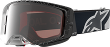 ALPINESTARS GOGGLES Supertech Goggle - Hiten - White/Black - Silver Mirror Lens 5100527-2094