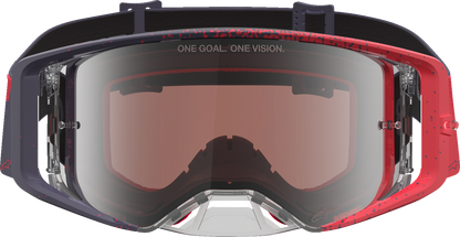ALPINESTARS GOGGLES Supertech Goggle - Hiten - Black/Red - Silver Mirror Lens 5100527-1434