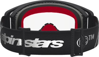 ALPINESTARS GOGGLES Supertech Goggle - Dura Air Fluid - Black/Silver - Clear Lens 5100127-1742