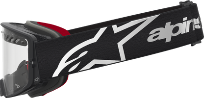 ALPINESTARS GOGGLES Supertech Goggle - Dura Air Fluid - Black/Silver - Clear Lens 5100127-1742