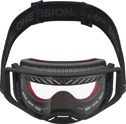 ALPINESTARS GOGGLES Supertech Goggle - Dura Air Fluid - Black/Silver - Clear Lens 5100127-1742