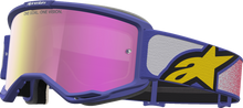 ALPINESTARS GOGGLES Vision 5 Goggle - Drag - Red/Purple - Pink Mirror Lens 5101727-3233