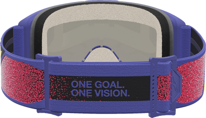 ALPINESTARS GOGGLES Vision 5 Goggle - Drag - Red/Purple - Pink Mirror Lens 5101727-3233