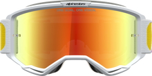ALPINESTARS GOGGLES Vision 5 Goggle - Drag - Orange/Red - Red Mirror Lens 5101727-4009
