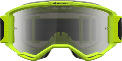 ALPINESTARS GOGGLES Vision 5 Goggle - Rora - Yellow Fluo/Black - Silver Mirror Lens 5101927-1744