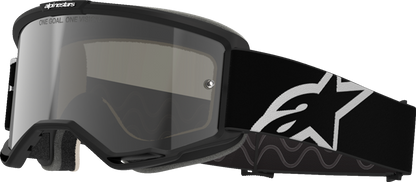 ALPINESTARS GOGGLES Vision 5 Goggle - Corp - Black/White - Silver Mirror Lens 5102127-1763