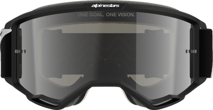 ALPINESTARS GOGGLES Vision 5 Goggle - Corp - Black/White - Silver Mirror Lens 5102127-1763