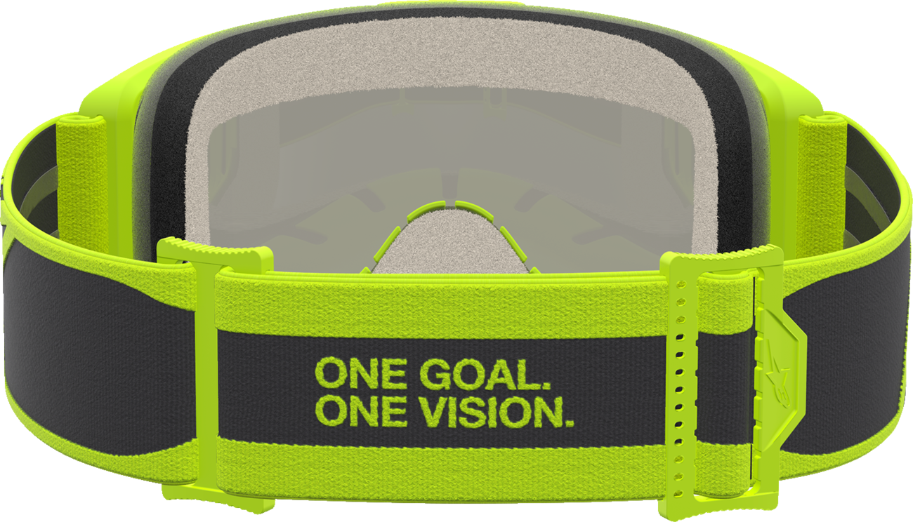 ALPINESTARS GOGGLES Vision 5 Goggle - Rora - Yellow Fluo/Black - Silver Mirror Lens 5101927-1744