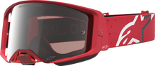 ALPINESTARS GOGGLES Youth Vision Goggle - Vesta - Red Fluo/Chrome - Silver Mirror Lens 5140127-3231