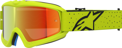 ALPINESTARS GOGGLES Youth Vision Goggle - Vesta - Yellow Fluo/Black - Red Mirror Lens 5140127-5002