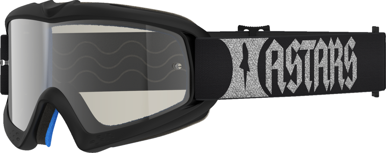ALPINESTARS GOGGLES Youth Vision Goggle - Atrox - Black/Silver - Silver Mirror Lens 5140327-1728
