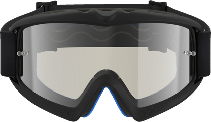 ALPINESTARS GOGGLES Youth Vision Goggle - Atrox - Black/Silver - Silver Mirror Lens 5140327-1728