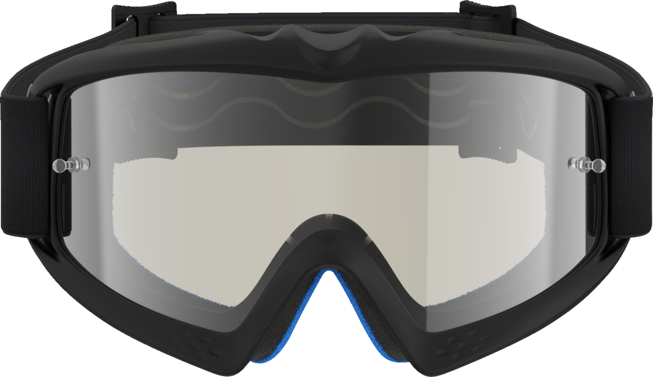 ALPINESTARS GOGGLES Youth Vision Goggle - Atrox - Black/Silver - Silver Mirror Lens 5140327-1728