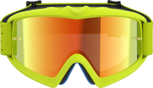 ALPINESTARS GOGGLES Youth Vision Goggle - Vesta - Yellow Fluo/Black - Red Mirror Lens 5140127-5002