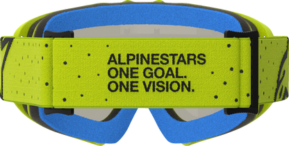 ALPINESTARS GOGGLES Youth Vision Goggle - Vesta - Yellow Fluo/Black - Red Mirror Lens 5140127-5002