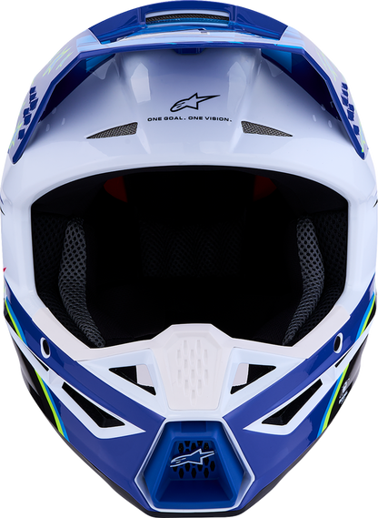 ALPINESTARS SM3 Helmet - Falcon - Blue/White/Black/Pink Fluo - Medium 8300927-7347-M