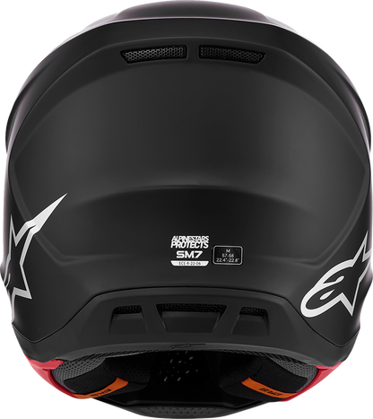 ALPINESTARS SM7 Helmet - Solid - Matte Black - Small 8301426-110-S