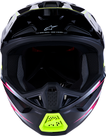 ALPINESTARS SM7 Helmet - Blaster - Black/Gray/White/Yellow Fluo - 2XL 8301627-1697-2X