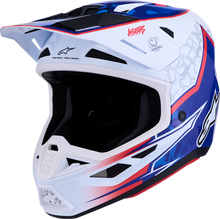 ALPINESTARS SM7 Helmet - Blaster - White/Blue/Red - Large 8301627-2217-L