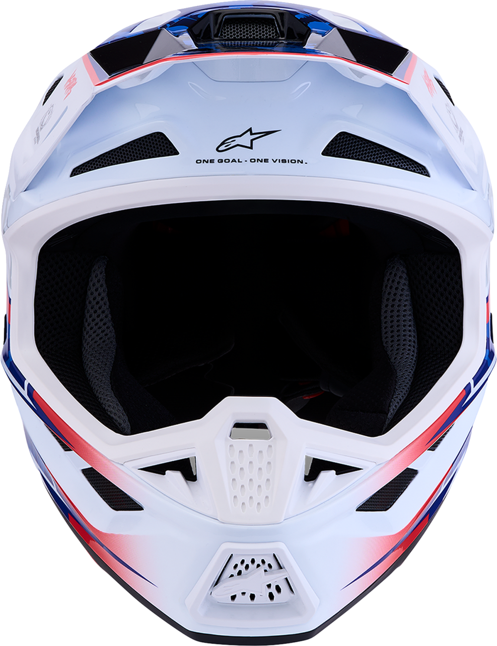 ALPINESTARS SM7 Helmet - Blaster - White/Blue/Red - Large 8301627-2217-L