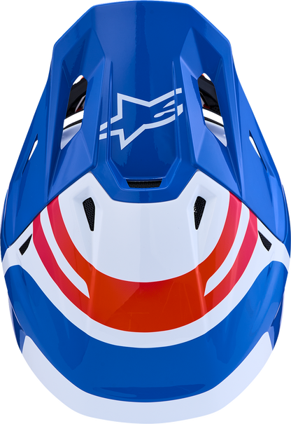ALPINESTARS SM7 Helmet - Core - White/Blue/Orange/Pink - 2XL 8301826-2088-2X