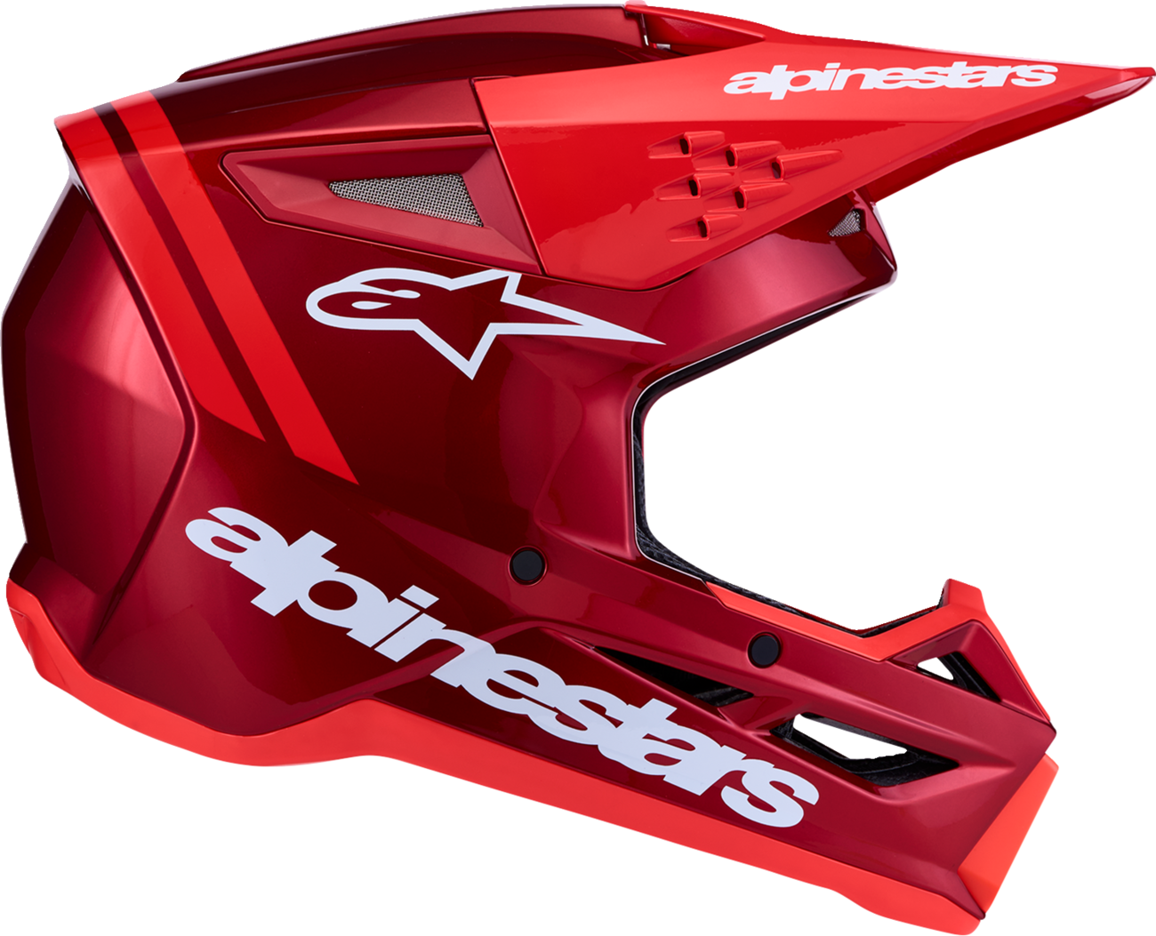 ALPINESTARS SM3 Helmet - Radium - Red/Red Fluo/White - XS 8300826-3216-XS