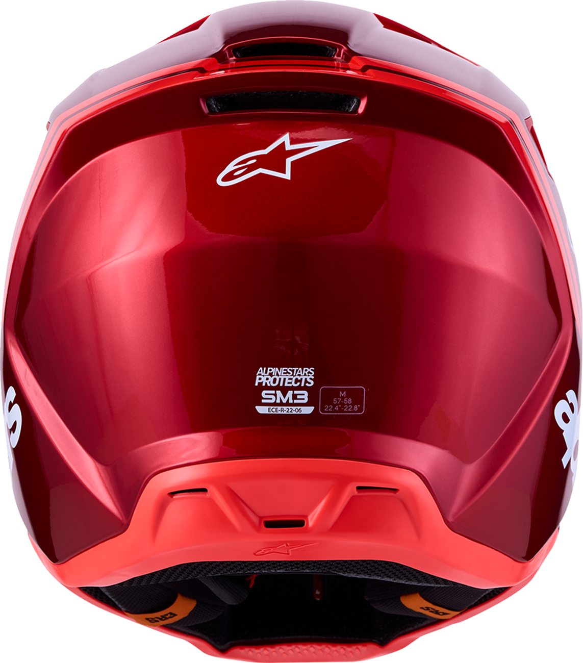 ALPINESTARS SM3 Helmet - Radium - Red/Red Fluo/White - XS 8300826-3216-XS