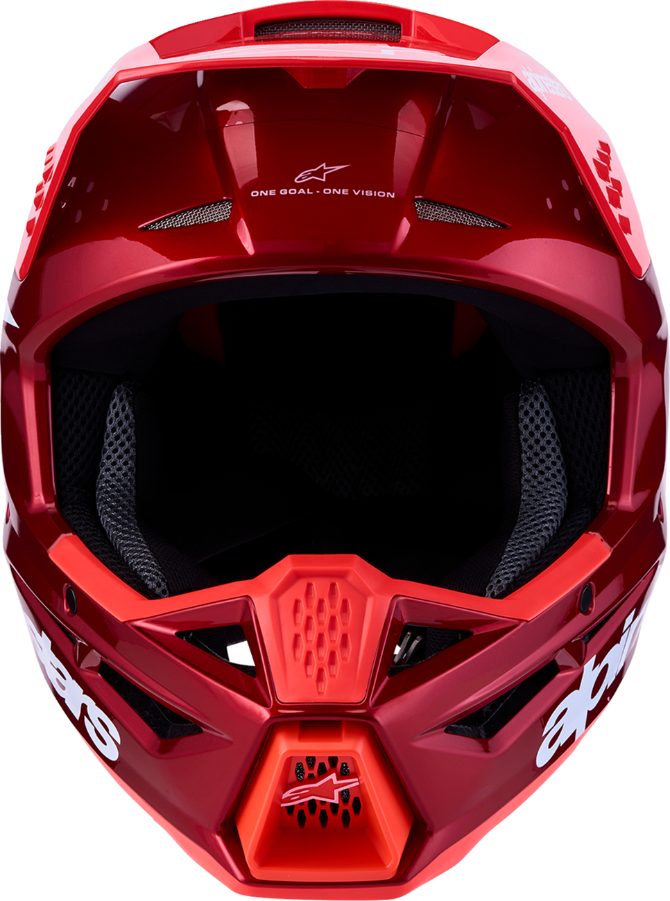 ALPINESTARS SM3 Helmet - Radium - Red/Red Fluo/White - Medium 8300826-3216-M