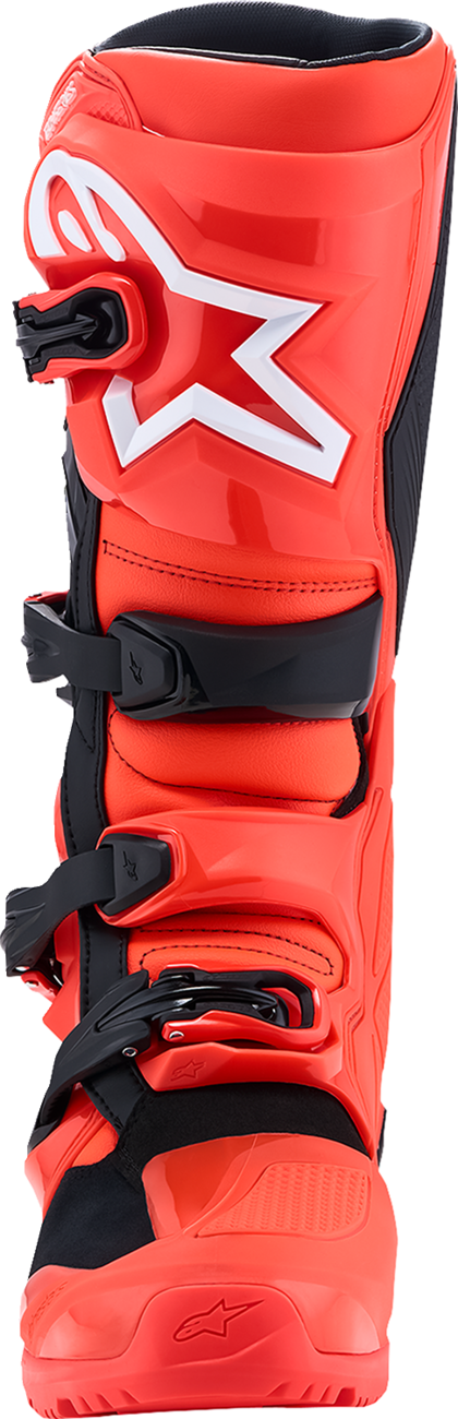 ALPINESTARS Tech 7 Enduro Boots - Black/Fluorescent Red - US 14 / EU 49.5 2010426-314-14