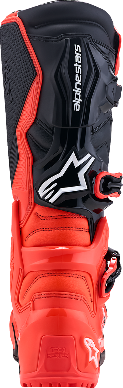 ALPINESTARS Tech 7 Enduro Boots - Black/Fluorescent Red - US 14 / EU 49.5 2010426-314-14