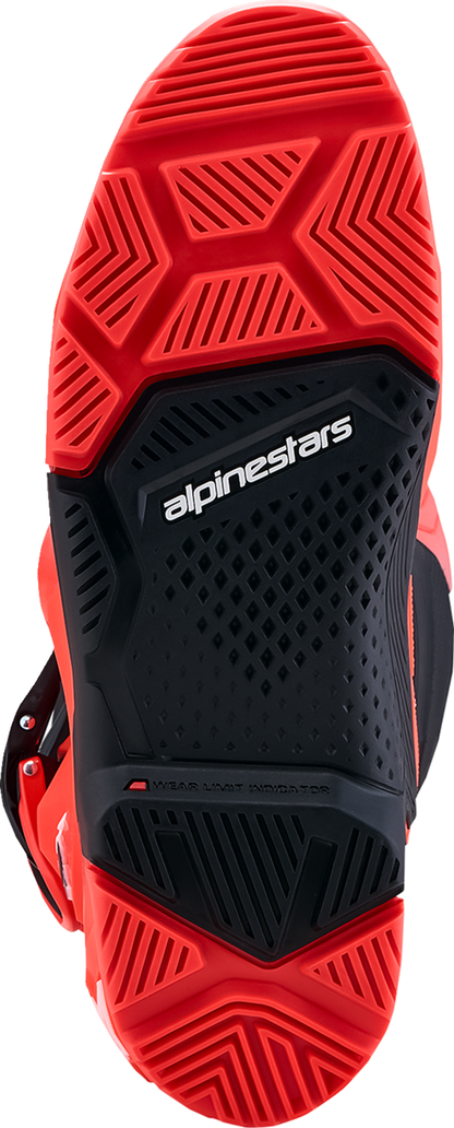 ALPINESTARS Tech 7 Enduro Boots - Black/Fluorescent Red - US 14 / EU 49.5 2010426-314-14