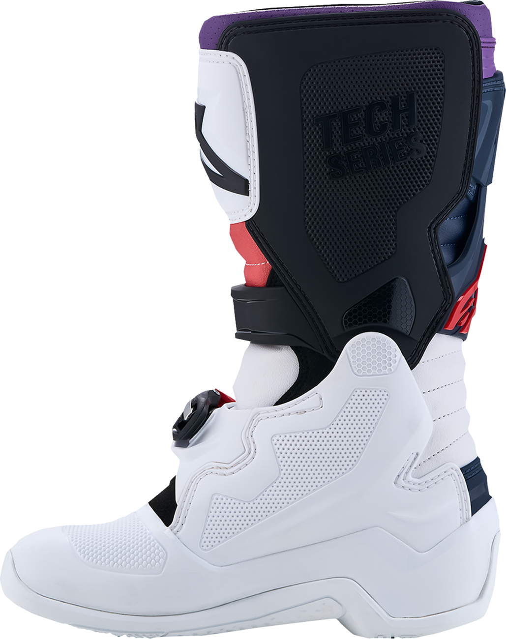 ALPINESTARS Youth Tech 7S Boots - Dark Blue/White/Black/Purple - US 6 / EU 39 2015017-7341-6