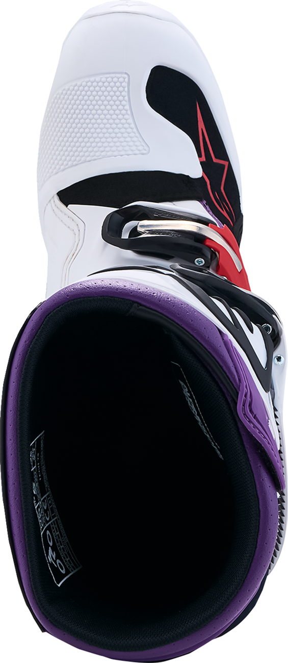 ALPINESTARS Youth Tech 7S Boots - Dark Blue/White/Black/Purple - US 8 / EU 42 2015017-7341-8