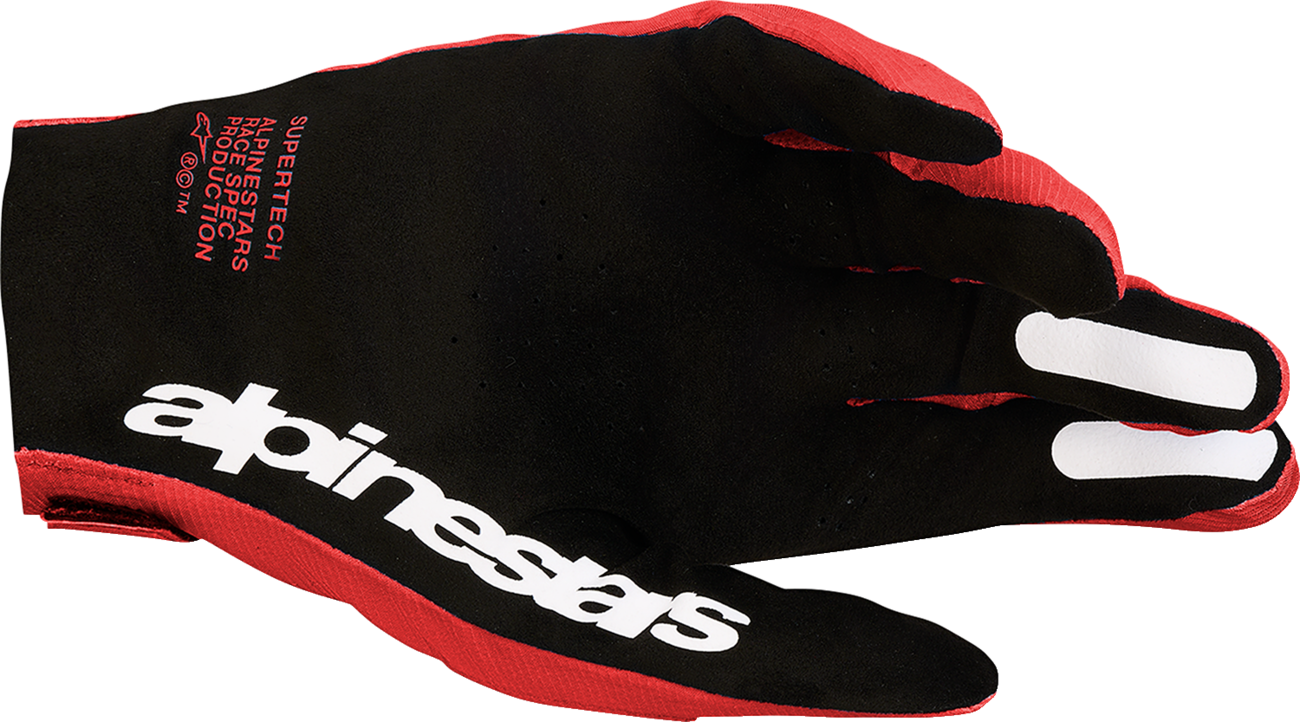 ALPINESTARS Supertech MX Gloves - Fire Red/Black/White - XL 3560627-3146-XL