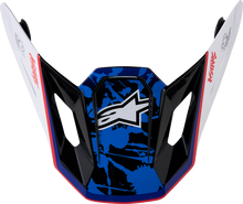 ALPINESTARS SM7 Visor - Blaster - White/Blue/Red 8980127-2217