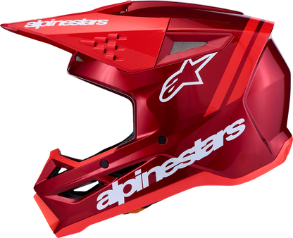 ALPINESTARS SM3 Helmet - Radium - Red/Red Fluo/White - Small 8300826-3216-S
