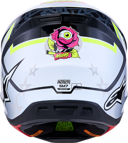 ALPINESTARS SM7 Helmet - Blaster - Black/Gray/White/Yellow Fluo - Medium 8301627-1697-M