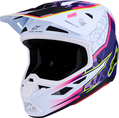 ALPINESTARS SM7 Helmet - Blaster - Purple/Pink/White - XS 8301627-3224-XS