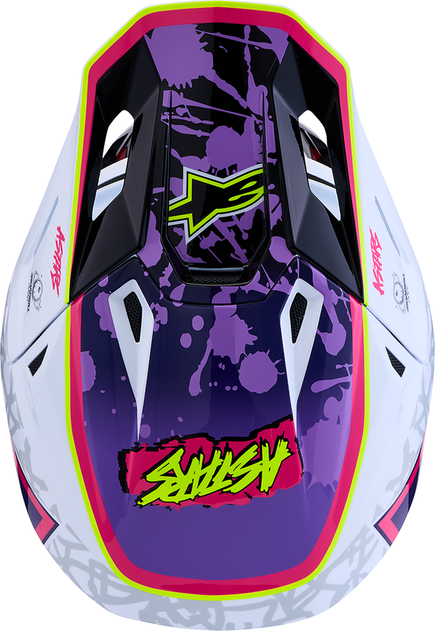 ALPINESTARS SM7 Helmet - Blaster - Purple/Pink/White - Medium 8301627-3224-M