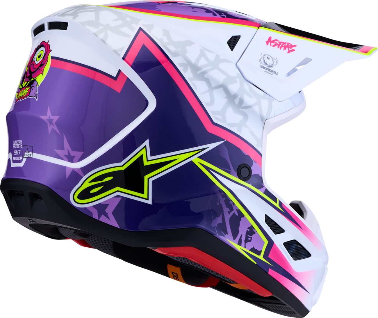 ALPINESTARS SM7 Helmet - Blaster - Purple/Pink/White - XS 8301627-3224-XS