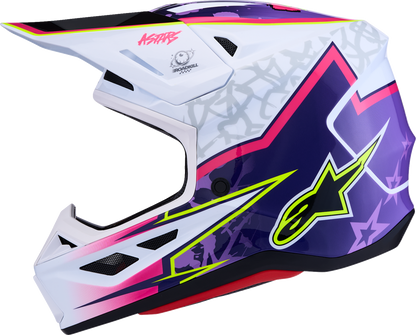 ALPINESTARS SM7 Helmet - Blaster - Purple/Pink/White - XS 8301627-3224-XS